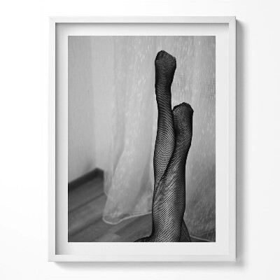 Tablou living cu rama Picioarele femeilor în colanți