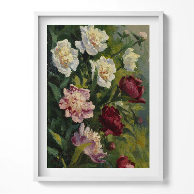 Tablou rama Flori frumoase pictate