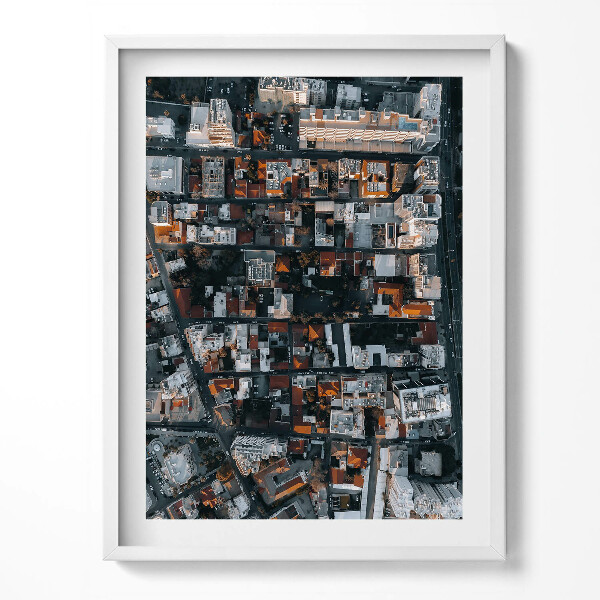 Tablou living cu rama Vedere de sus Limassol Cipru