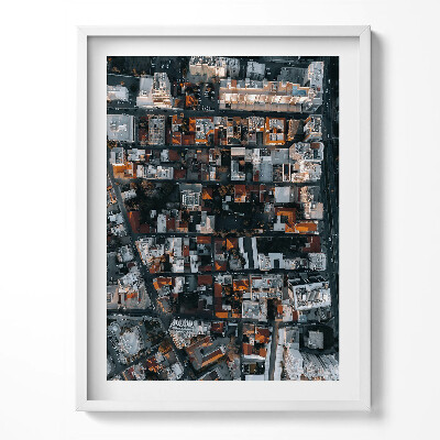 Tablou living cu rama Vedere de sus Limassol Cipru