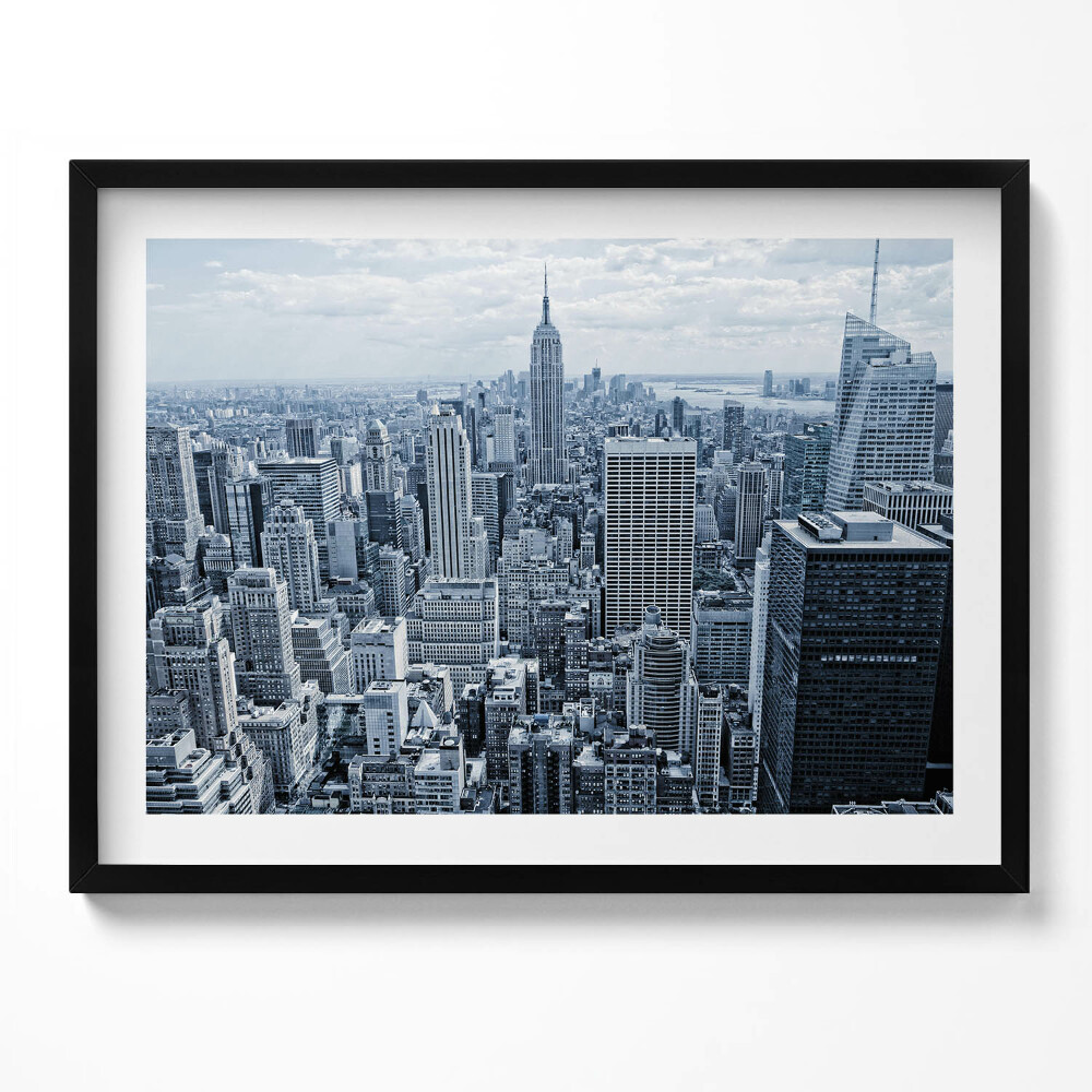 Tablou living cu rama Vedere a orașului New York