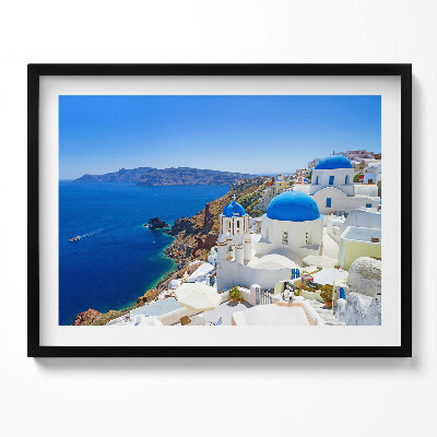 Tablou living cu rama O privire asupra arhitecturii Greciei