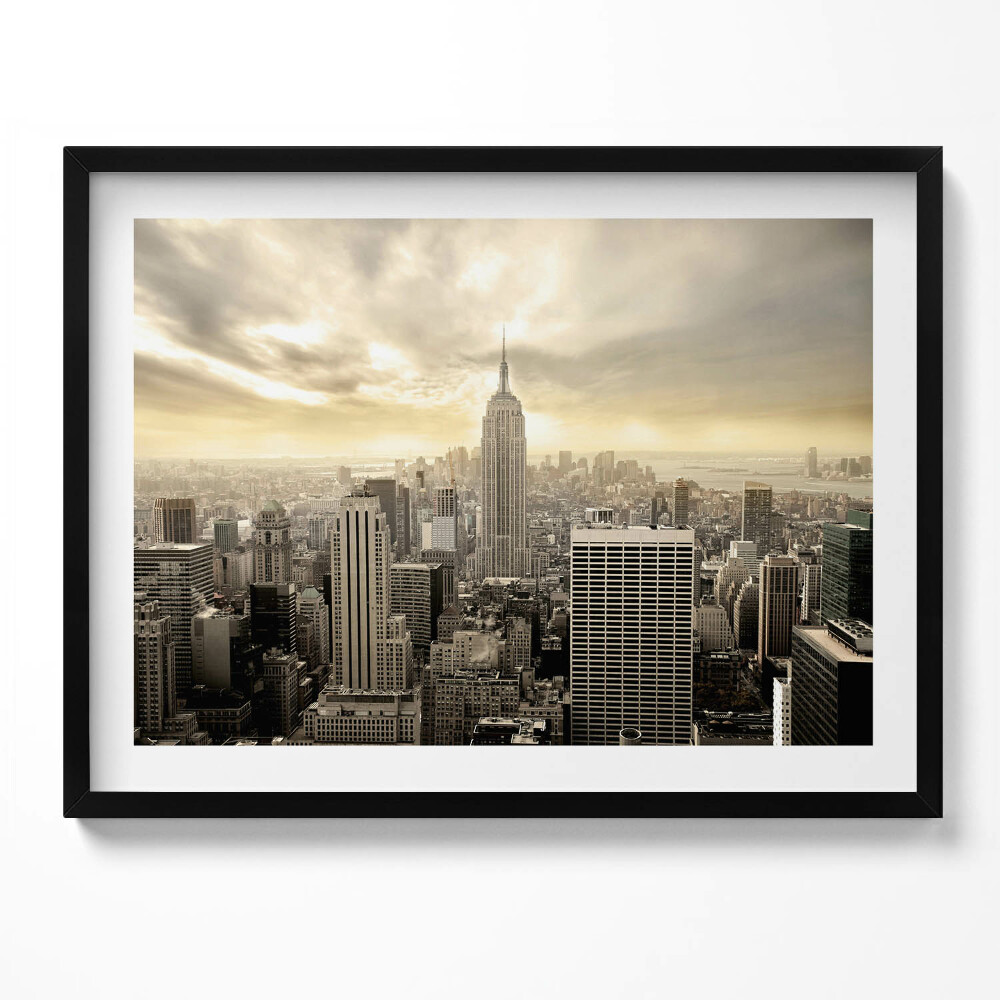 Tablou living cu rama Panoramă a clădirii Empire State