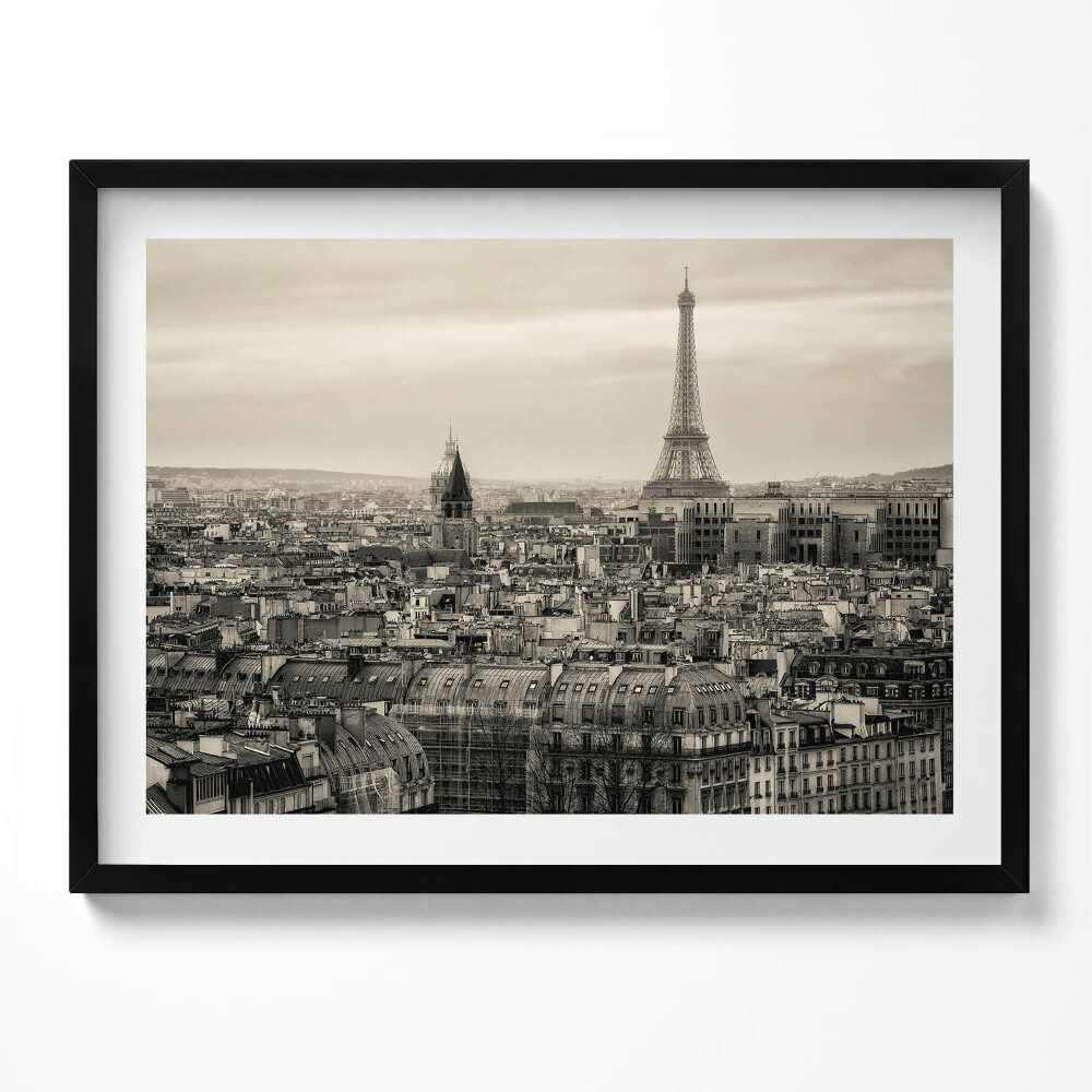 Tablou rama Peisajul Parisului și Turnul Eiffel