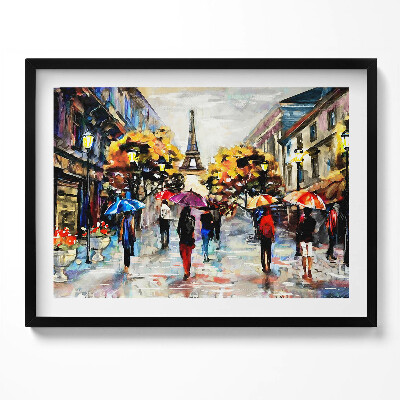 Tablou rama Străzile Eiffel Nova - Toamna pictată