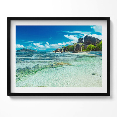 Tablou rama Vedere a oceanului limpede