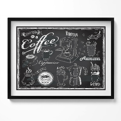 Tablou living cu rama Aparate de cafea