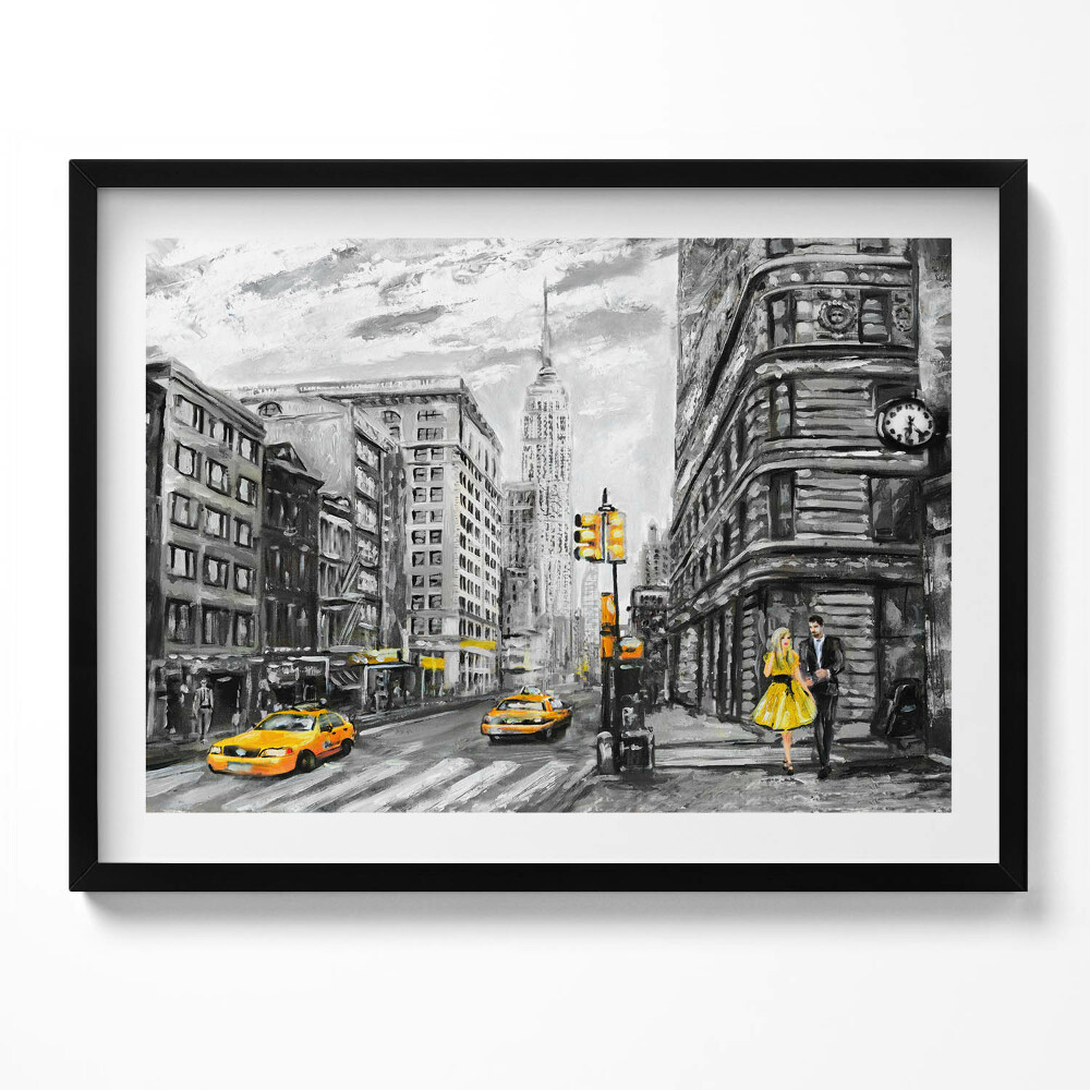 Tablou rama Străzile din Empire State Building