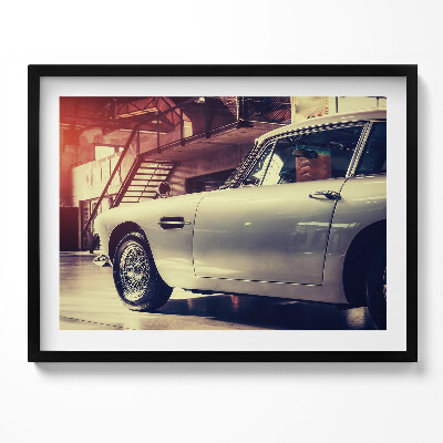 Tablou living cu rama Aston Martin DB5