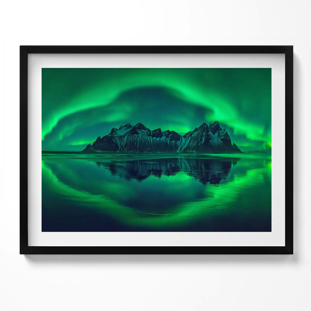 Tablou rama Aurora Boreală - Imagine în Oglindă