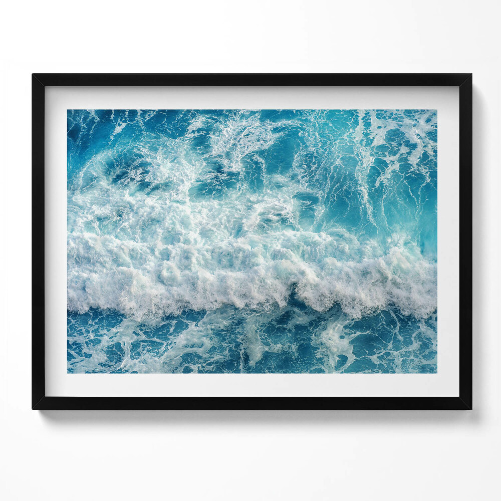 Tablou rama Vedere aeriană a unui val oceanic