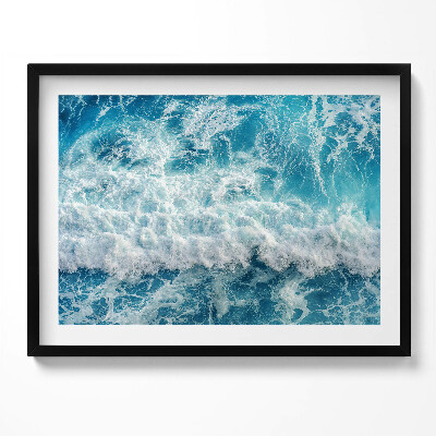 Tablou rama Vedere aeriană a unui val oceanic