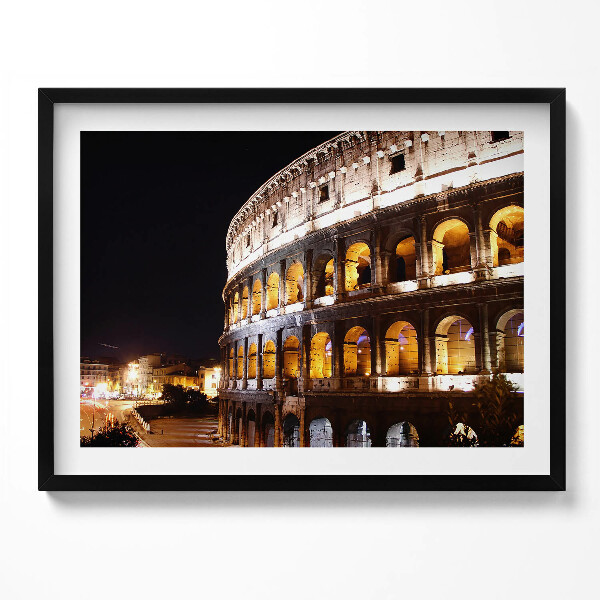 Tablou living cu rama Colosseumul din Roma
