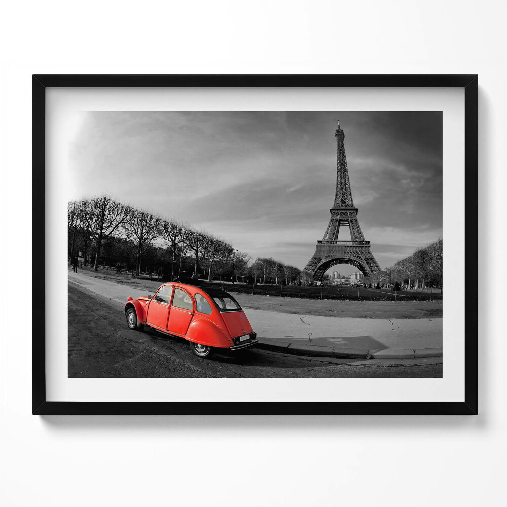 Tablou living cu rama Contrastul culorilor