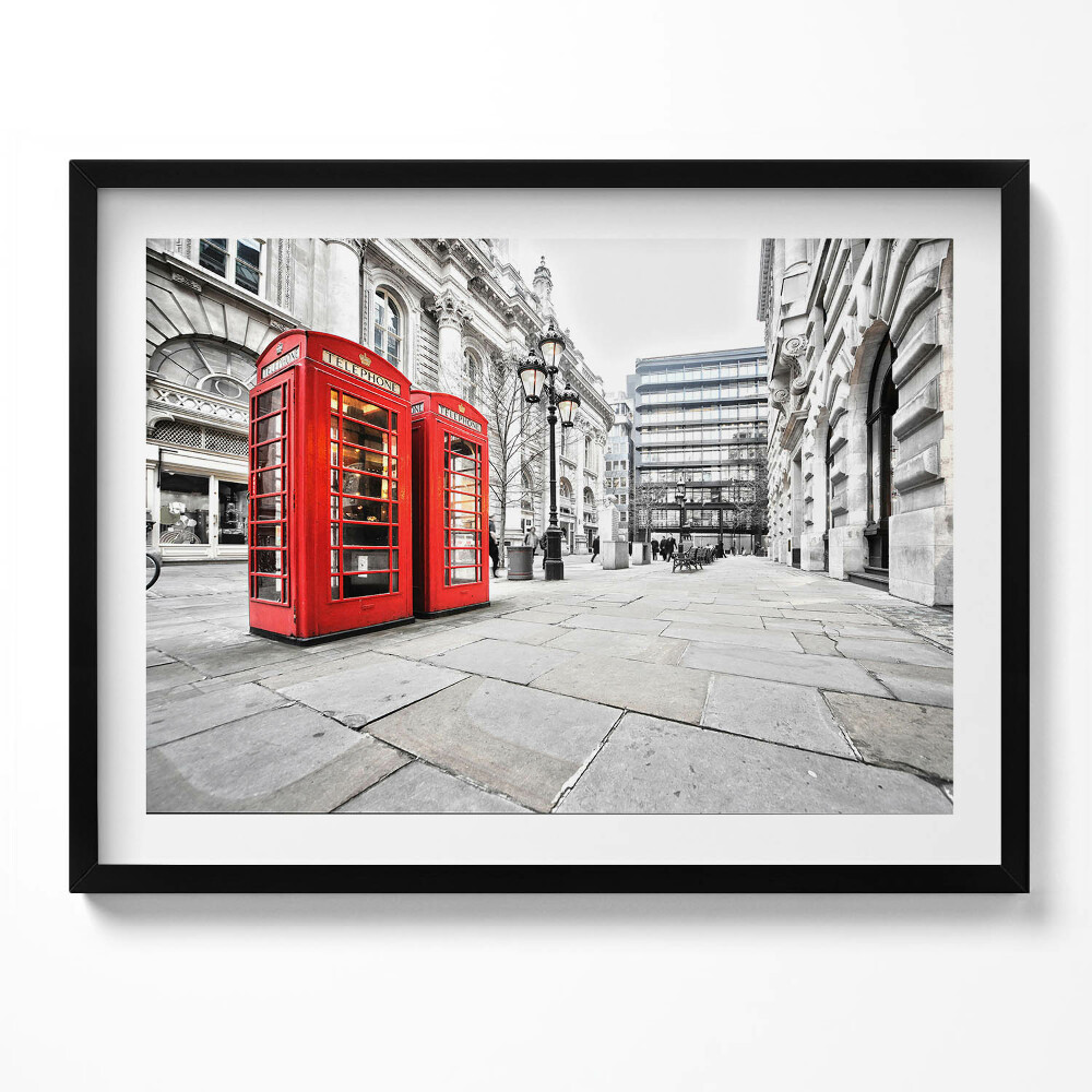 Tablou rama Cabine telefonice roșii Londra