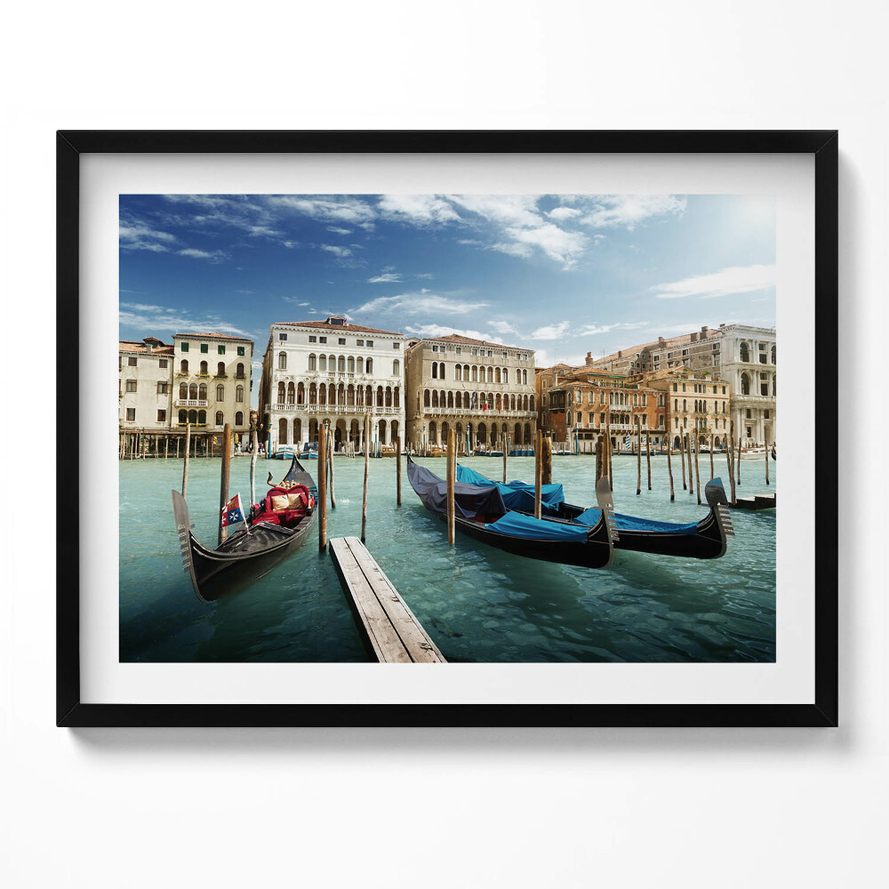 Tablou rama Gondole Veneția Italia