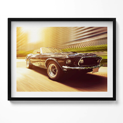 Tablou rama Mașină clasică pe șosea