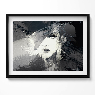 Tablou rama Femeie în stil acuarelă