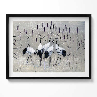 Tablou living cu rama Macarale în stuf