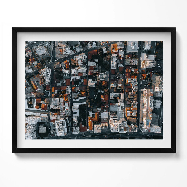 Tablou living cu rama Vedere de sus Limassol Cipru