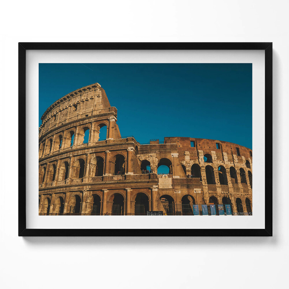 Tablou living cu rama Colosseumul din Italia