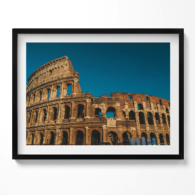 Tablou living cu rama Colosseumul din Italia