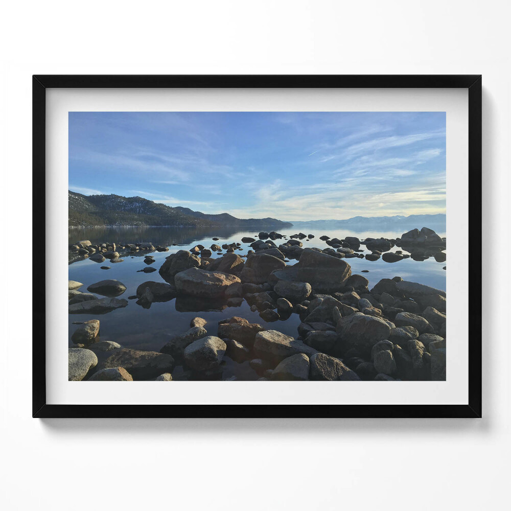 Tablou rama Pietre sub un cer înnorat