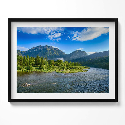 Tablou rama Cotul râului Dunajec din Munții Pieniny