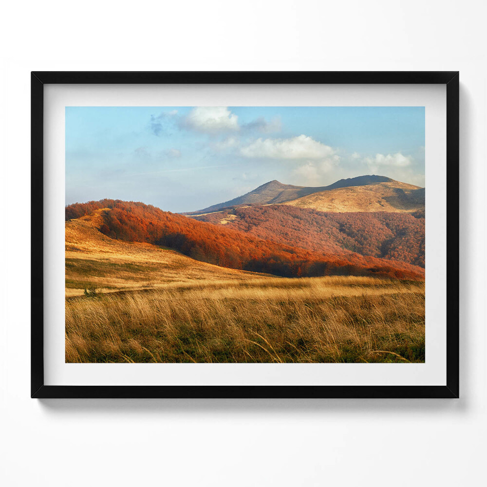 Tablou living cu rama Peisaj montan în toamnă