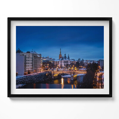 Tablou rama Panorama Pilsen Republica Cehă