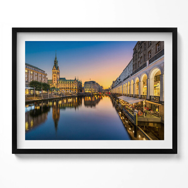 Tablou rama Primăria orașului Hamburg, Germania