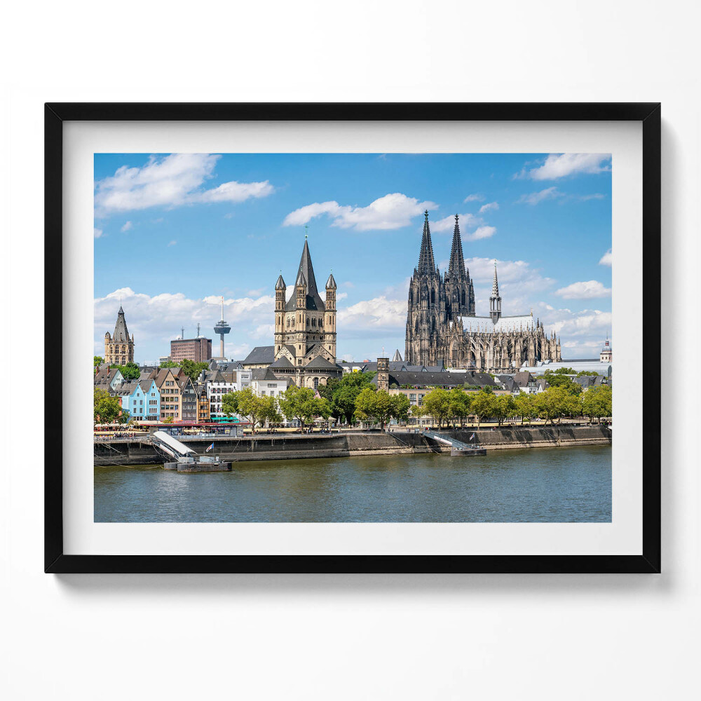 Tablou living cu rama Panorama din Köln