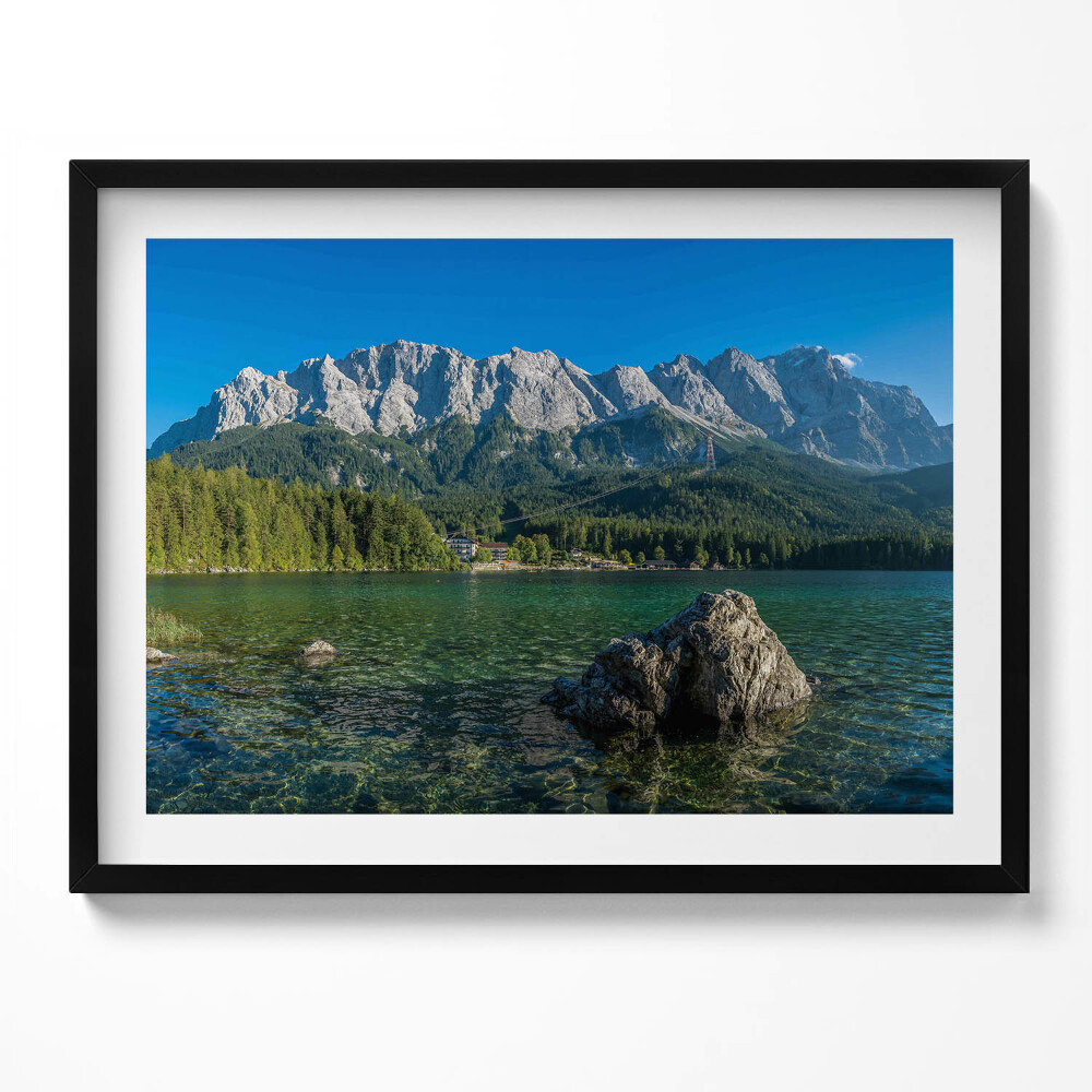 Tablou living cu rama Vârful Zugspitze, Germania