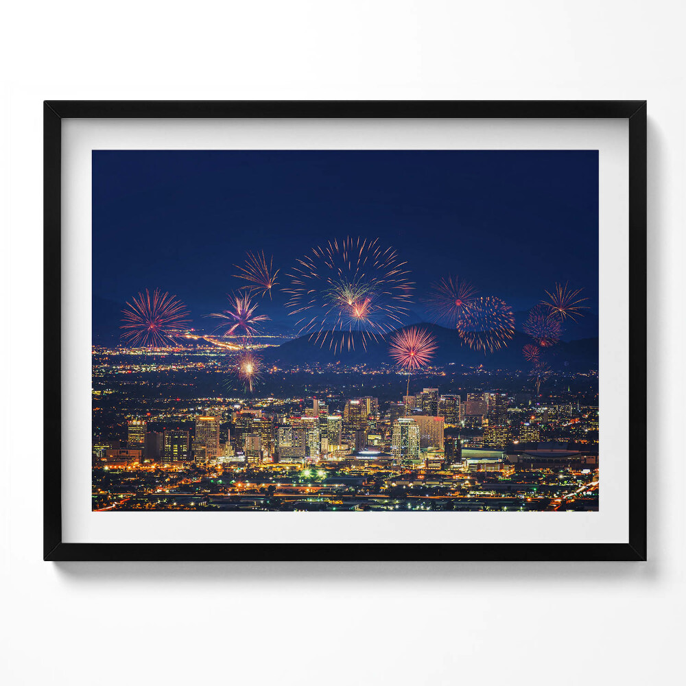 Tablou rama Orașul Phoenix noaptea