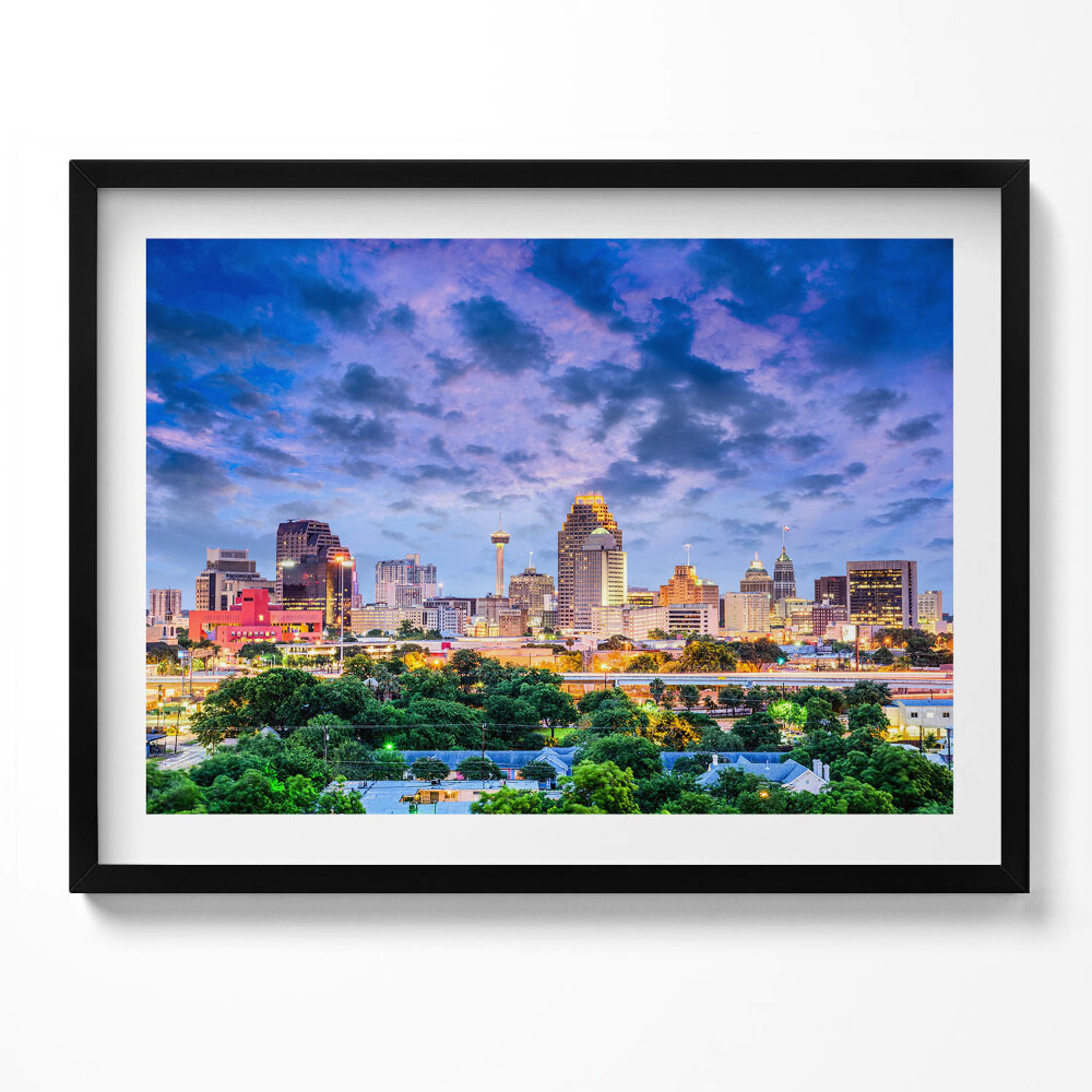 Tablou rama Peisajul orașului San Antonio