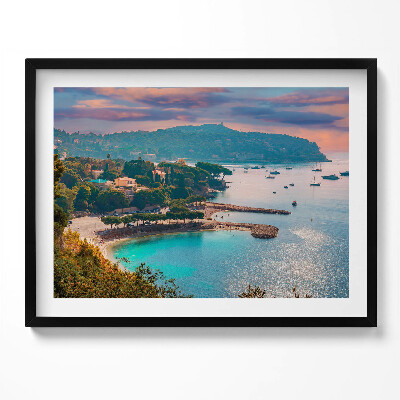 Tablou rama Vedere a Rivierei Franceze