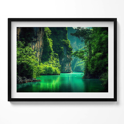 Tablou living cu rama Călătorii în Thailanda