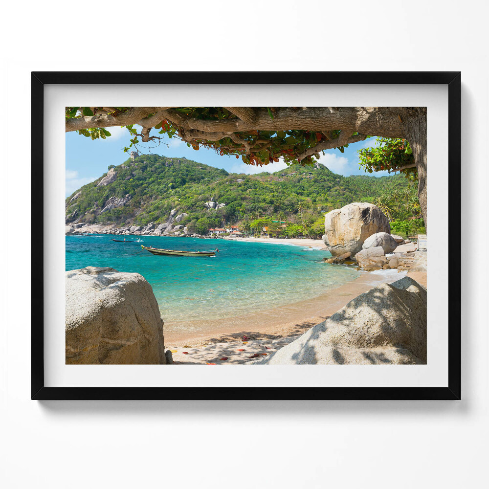 Tablou rama Vedere la mare Koh Tao Thailanda