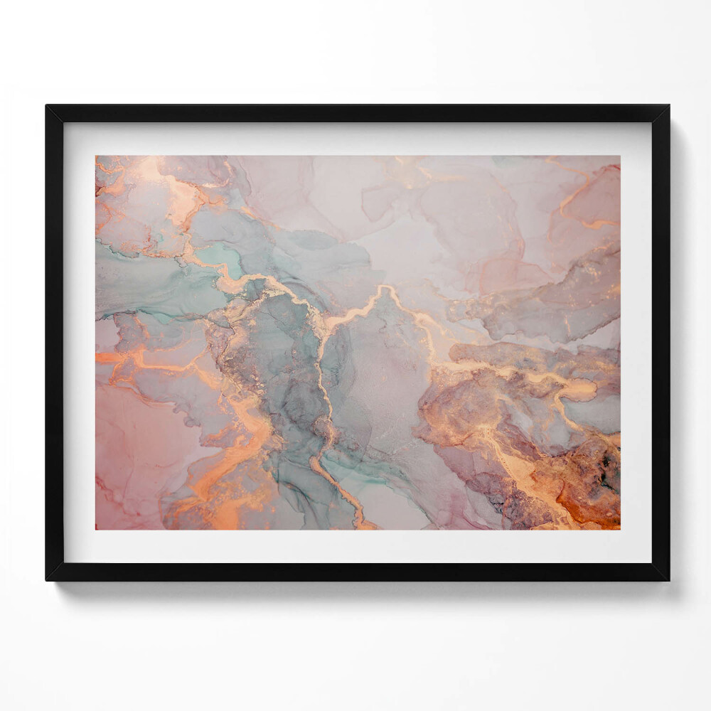 Tablou rama Marmură cu aur