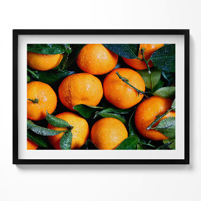Tablou living cu rama Fructe portocale