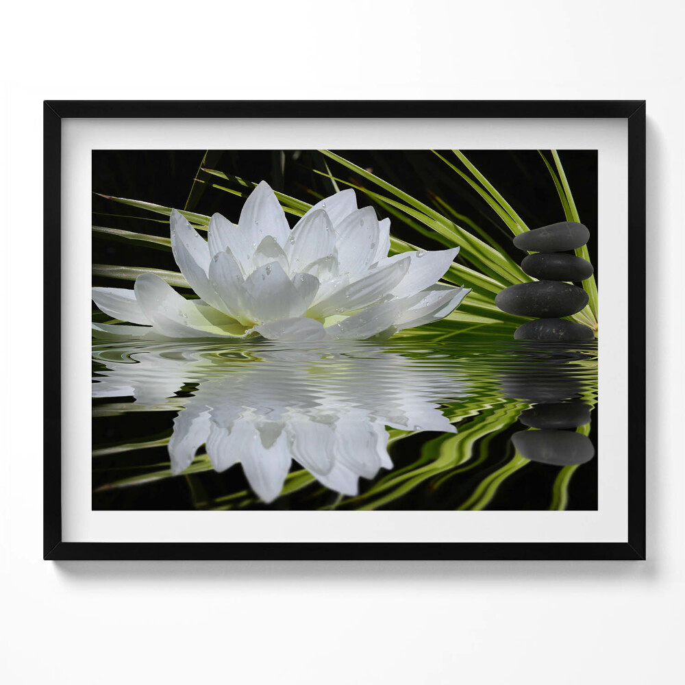 Tablou rama Nufăr și frunze