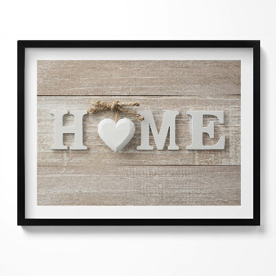 Tablou rama Inscripția acasă