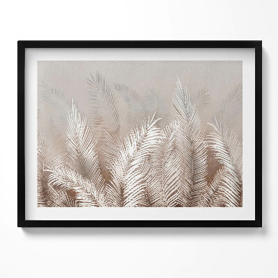 Tablou rama Plante cu frunze Boho