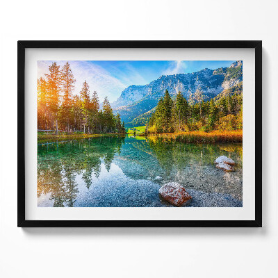 Tablou living cu rama Peisajul Munților Râului