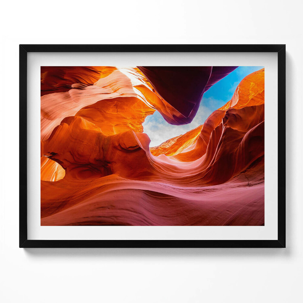 Tablou living cu rama Peisaj stâncos al canionului