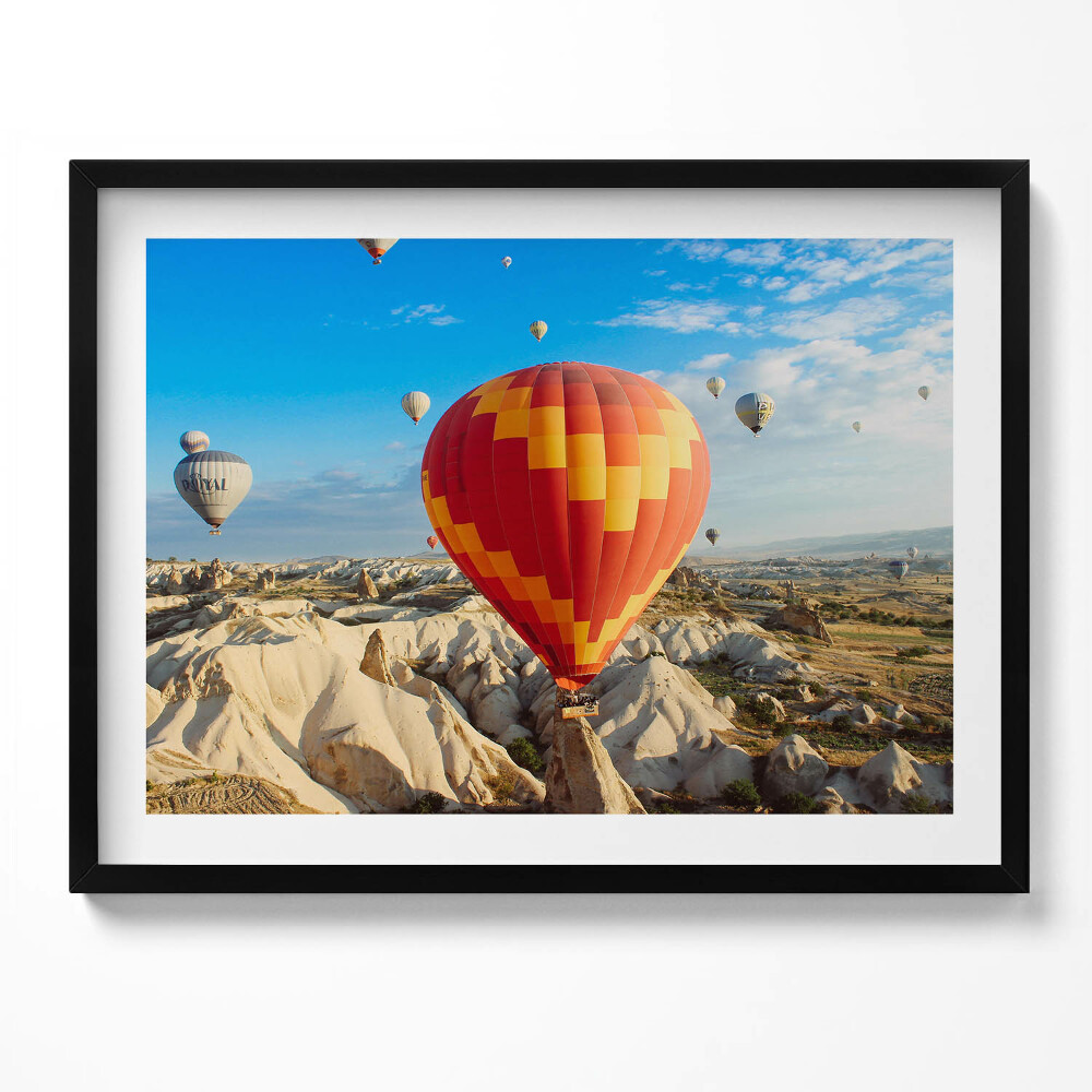 Tablou living cu rama Baloane zburătoare