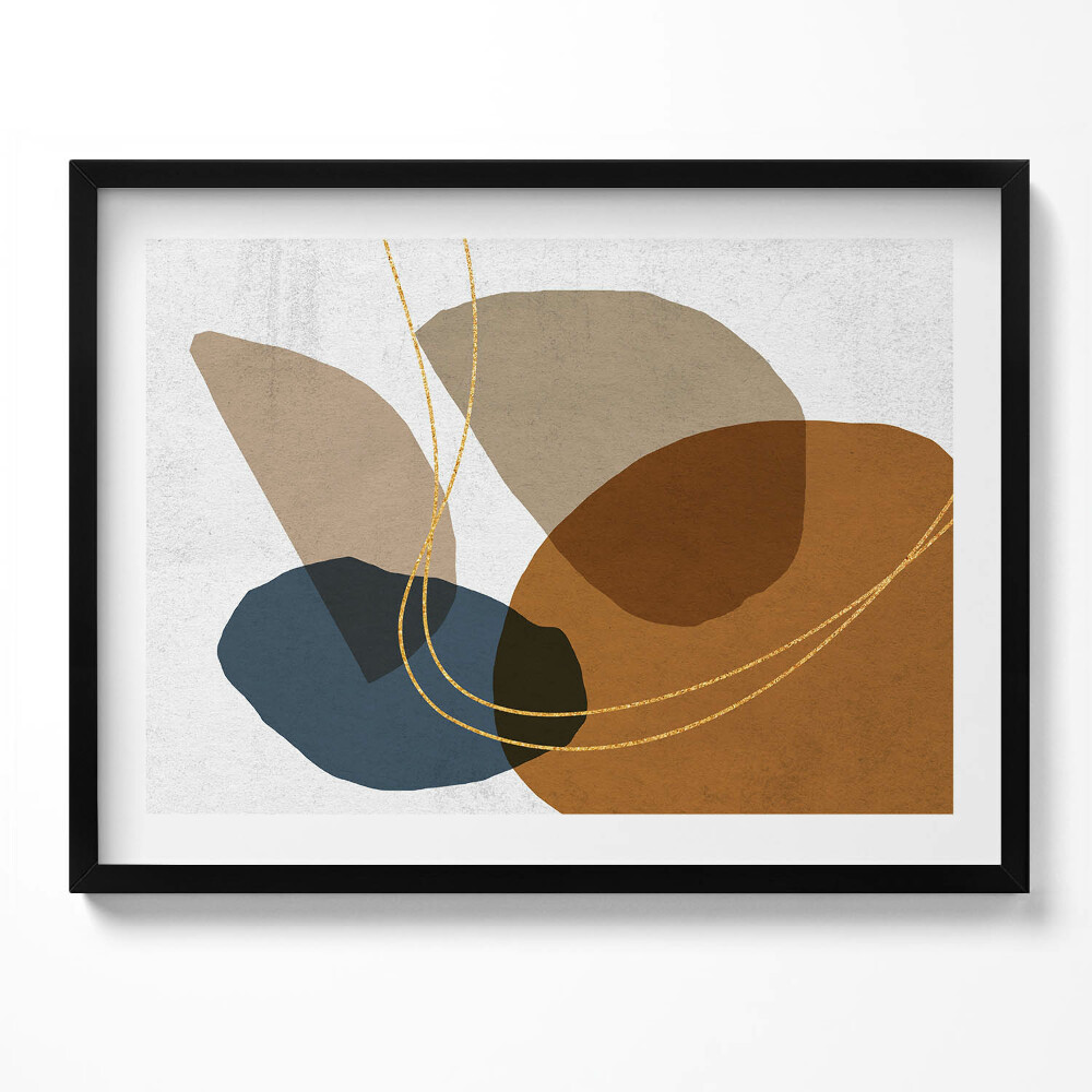 Tablou rama Compoziție boho abstractă