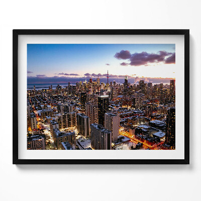 Tablou rama Arhitectura unui oraș mare din perspectiva unei păsări