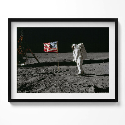 Tablou rama Aterizare pe Lună - fotografie NASA