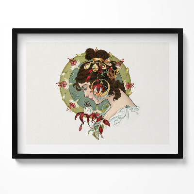 Tablou rama Portretul unei femei frumoase